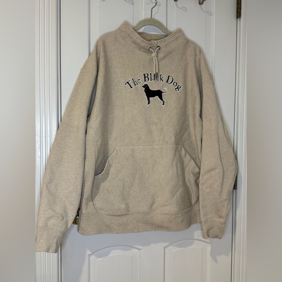 The Black Dog Adult Classic Heavyweight Fisherman Pullover | Oatmeal | XXL - Picture 5 of 5